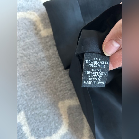 Tibi Size 2 Black Silk Mini Dress - Picture 5 of 7